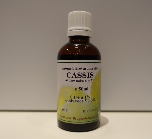 Cassis natuurlijk aroma 50ml